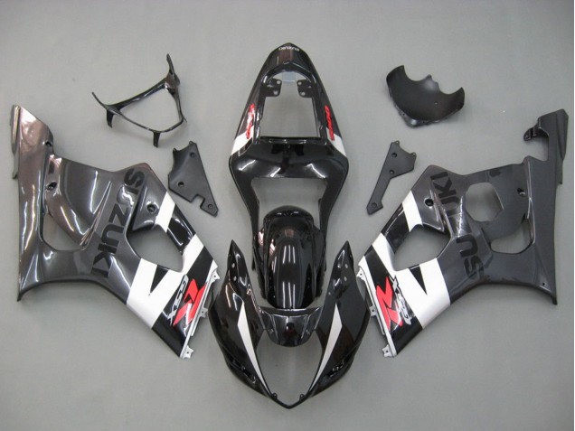 2003-2004 Glossy Black White Grey Red Suzuki GSXR 1000 Motorcycle Fairings Canada