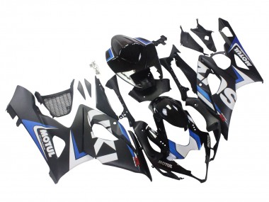 2005-2006 Black Blue White Motul Suzuki GSXR 1000 Motorcycle Fairings Canada