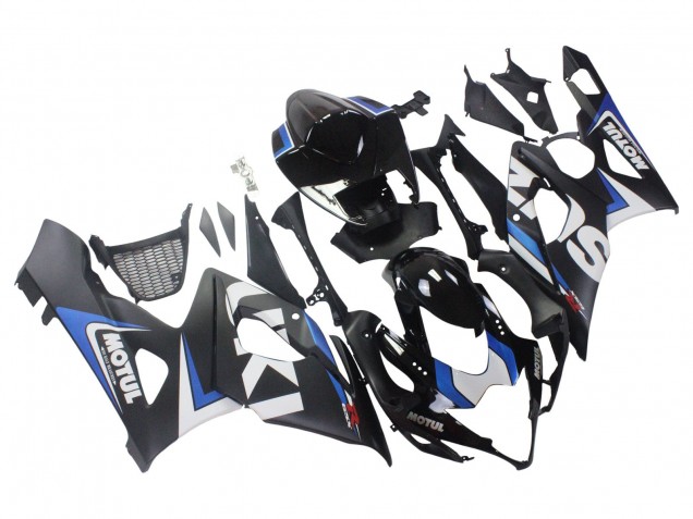 2005-2006 Black Blue White Motul Suzuki GSXR 1000 Motorcycle Fairings Canada