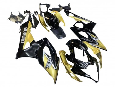 2005-2006 Black Gold Suzuki GSXR 1000 Motorcycle Fairings Canada