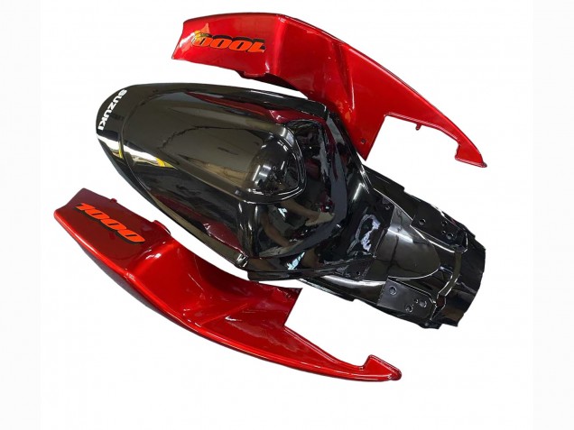 2005-2006 Red Glossy Black Suzuki GSXR 1000 Motorcycle Fairings Canada