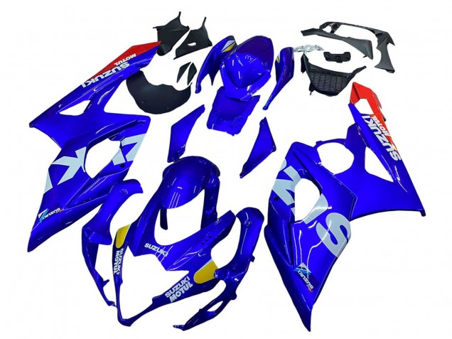 2005-2006 Blue Yellow White Red Motul Suzuki GSXR 1000 Motorcycle Fairings Canada