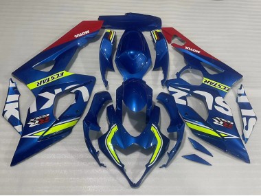 2005-2006 Blue Yellow Red Motul Ecstar Suzuki GSXR 1000 Motorcycle Fairings Canada