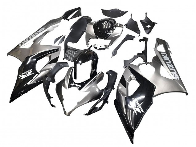 2005-2006 Glossy Black Grey Suzuki GSXR 1000 Motorcycle Fairings Canada