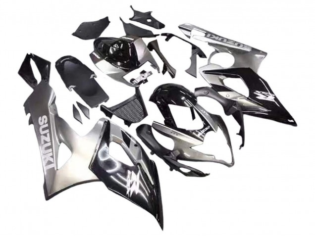 2005-2006 Glossy Black Grey Suzuki GSXR 1000 Motorcycle Fairings Canada