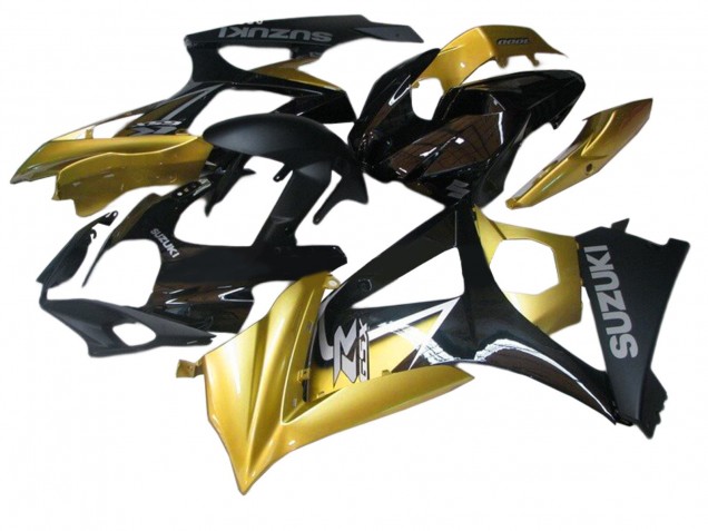 2007-2008 Gold Black Silver Decal Suzuki GSXR 1000 Motorcycle Fairings Canada