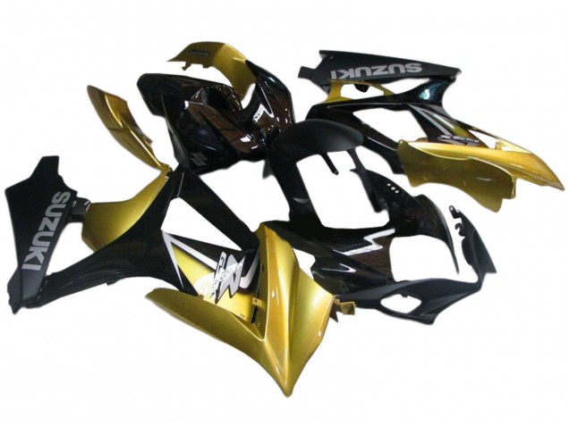 2007-2008 Gold Black Silver Decal Suzuki GSXR 1000 Motorcycle Fairings Canada