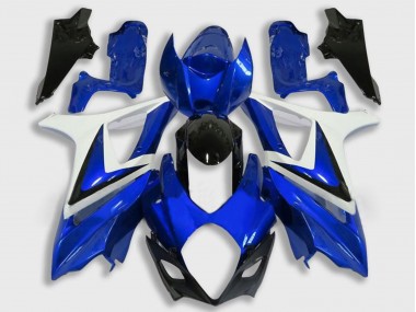 2007-2008 White Blue Black Suzuki GSXR 1000 Motorcycle Fairing Canada