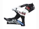 2007-2008 Glossy Black White West Suzuki GSXR 1000 Motorcycle Fairings Canada