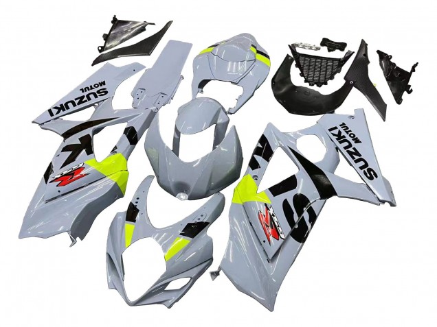 2007-2008 Light Grey Green Black Suzuki GSXR 1000 Motorcycle Fairings Canada