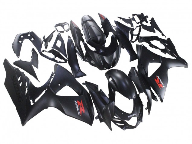 2007-2008 Matte Black Red Decal Suzuki GSXR 1000 Motorcycle Fairings Canada