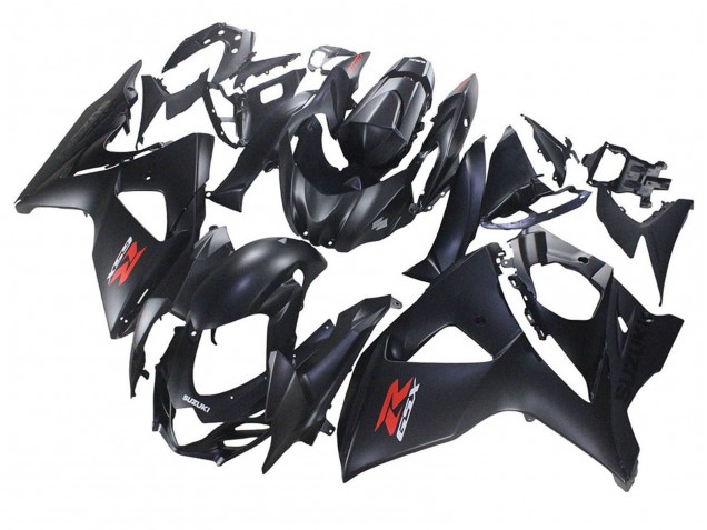 2007-2008 Matte Black Red Decal Suzuki GSXR 1000 Motorcycle Fairings Canada