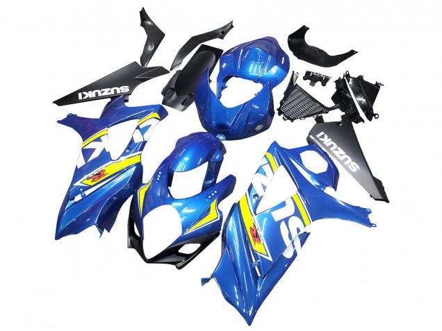 2007-2008 Blue Yellow Black Suzuki GSXR 1000 Motorcycle Fairings Canada
