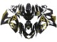 2009-2016 Glossy Black Gold Suzuki GSXR 1000 Motorcycle Fairings Canada