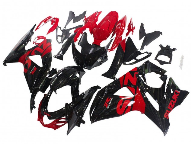2009-2016 Glossy Black Red Suzuki GSXR 1000 Motorcycle Fairing Kits Canada