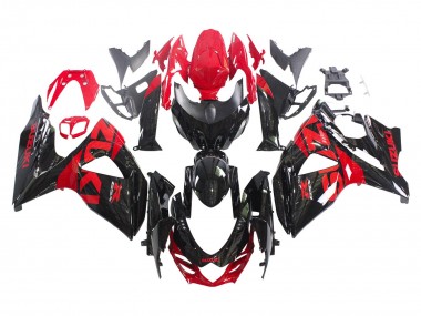 2009-2016 Glossy Black Red Suzuki GSXR 1000 Motorcycle Fairing Kits Canada