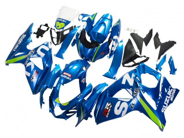 2009-2016 Light Blue Green Motul 29 Ecstar Suzuki GSXR 1000 Motorcycle Fairings Canada