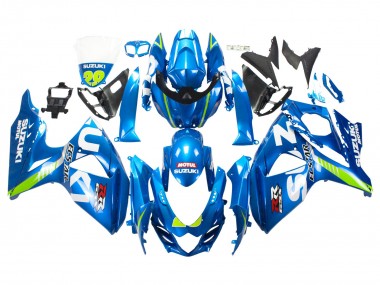 2009-2016 Light Blue Green Motul 29 Ecstar Suzuki GSXR 1000 Motorcycle Fairings Canada