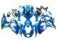 2009-2016 Light Blue Green Motul 29 Ecstar Suzuki GSXR 1000 Motorcycle Fairings Canada
