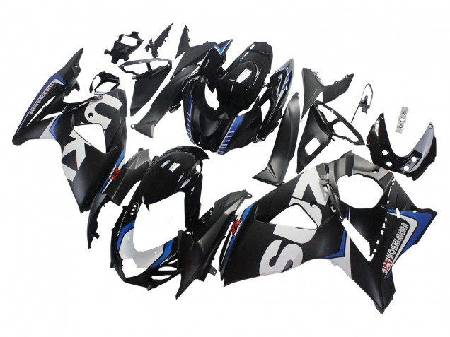 2009-2016 Matte Black White Blue Suzuki GSXR 1000 Motorcycle Fairings Canada