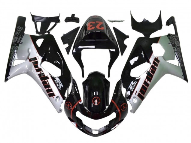 2009-2016 Glossy Black White Red Jordan 23 Suzuki GSXR 1000 Motorcycle Fairings Canada