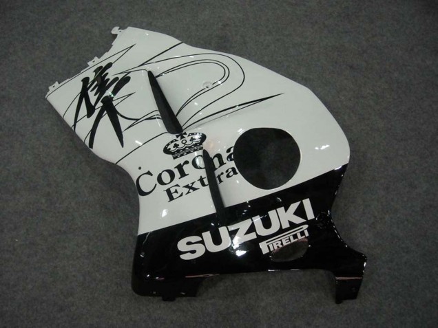 1996-2007 White Black Corona Suzuki GSXR 1300 Hayabusa Motorcycle Fairings Canada