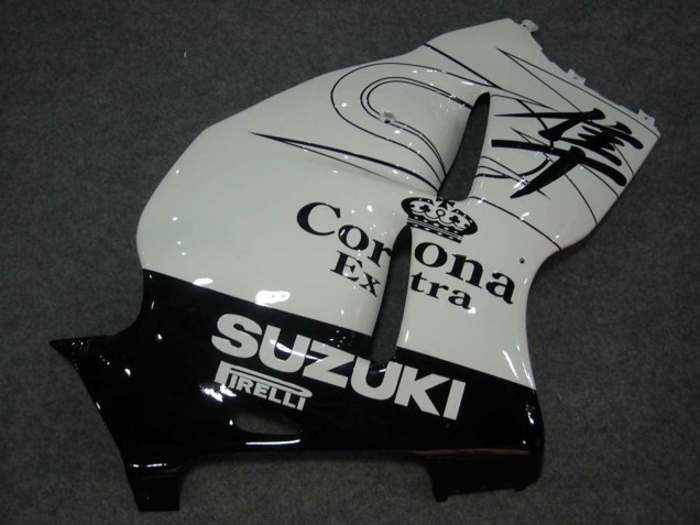 1996-2007 White Black Corona Suzuki GSXR 1300 Hayabusa Motorcycle Fairings Canada