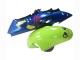 1996-2007 Blue Green Shark 46 Suzuki GSXR 1300 Hayabusa Motorcycle Fairings Canada