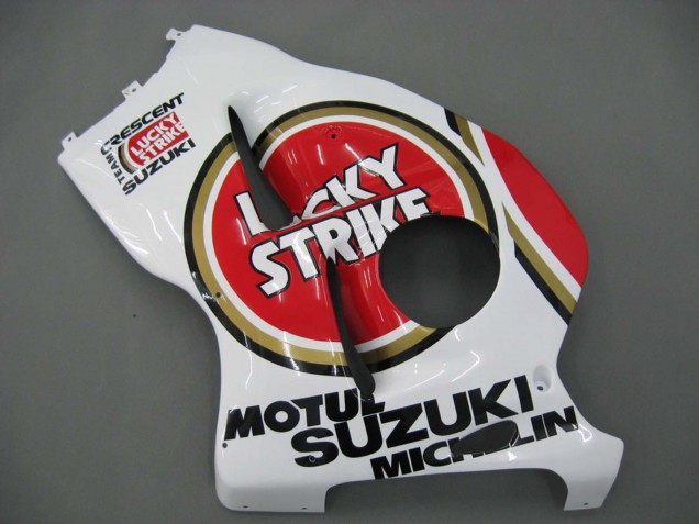 1996-2007 White Red Motul Suzuki GSXR 1300 Hayabusa Motorcycle Fairings Canada
