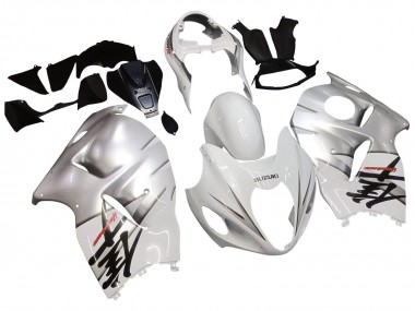 1996-2007 White Silver Hayabusa Suzuki GSXR 1300 Hayabusa Motorcycle Fairings Canada