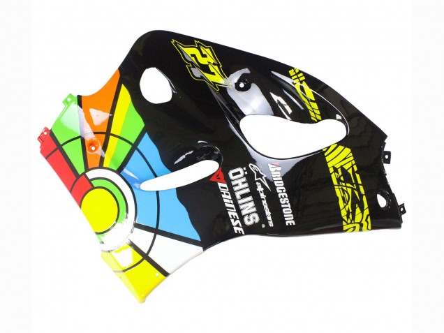 1996-2000 Black Multicolor 27 Suzuki GSXR 600 / GSXR 750 Motorcycle Fairings Canada