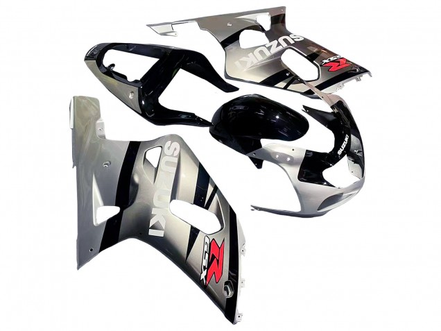 2001-2003 Silver Glossy Black Red Suzuki GSXR 600 / GSXR 750 Motorcycle Fairing Canada