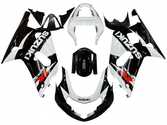 2001-2003 White Glossy Black Red Suzuki GSXR 600 / GSXR 750 Motorcycle Fairings Canada
