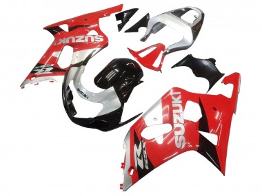 2001-2003 Red White Glossy Black Suzuki GSXR 600 / GSXR 750 Motorcycle Fairing Canada