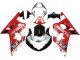2001-2003 Red White Glossy Black Suzuki GSXR 600 / GSXR 750 Motorcycle Fairing Canada