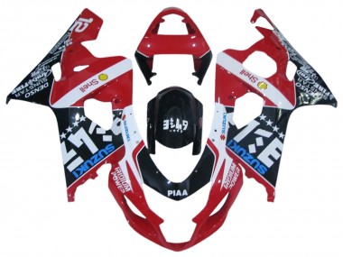 2004-2005 Red White Black Blue Suzuki GSXR 600 / GSXR 750 Motorcycle Fairings Canada