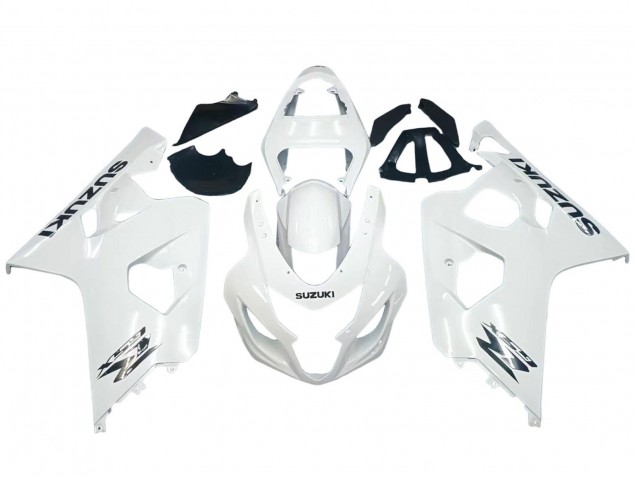 2004-2005 Pearl White Suzuki GSXR 600 / GSXR 750 Motorcycle Fairings Canada