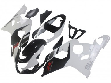 2004-2005 White Black Red Suzuki GSXR 600 / GSXR 750 Motorcycle Fairings Canada