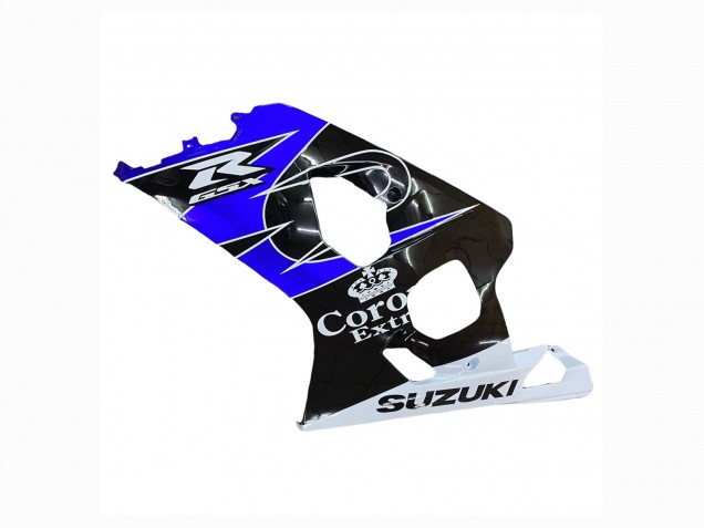 2004-2005 White Blue Black Corona Motul Suzuki GSXR 600 / GSXR 750 Motorcycle Fairing Canada