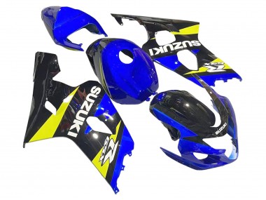 2004-2005 Blue Yellow Black Suzuki GSXR 600 / GSXR 750 Motorcycle Fairings Canada