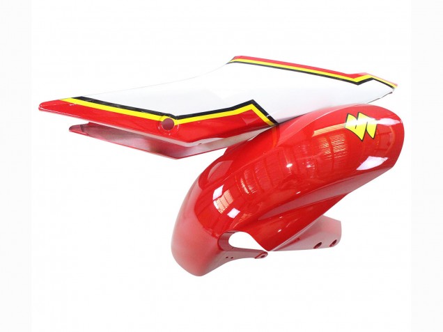 2004-2005 White Red Yellow Michelin Texaon Heron 7 Suzuki GSXR 600 / GSXR 750 Motorcycle Fairings Canada