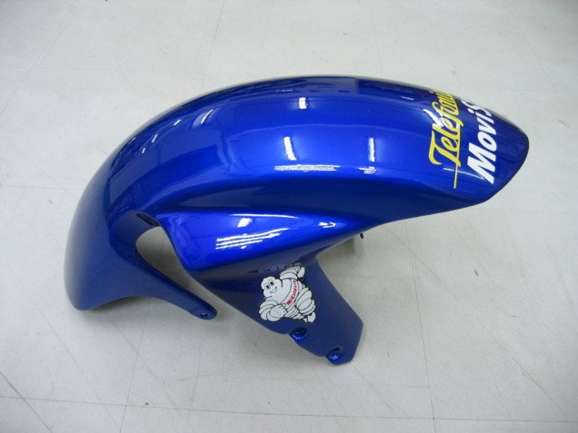 2004-2005 Blue White Yellow Green Telefumia Motul MoviStar Suzuki GSXR 600 / GSXR 750 Motorcycle Fairings Canada