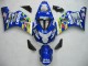 2004-2005 Blue White Yellow Green Telefumia Motul MoviStar Suzuki GSXR 600 / GSXR 750 Motorcycle Fairings Canada