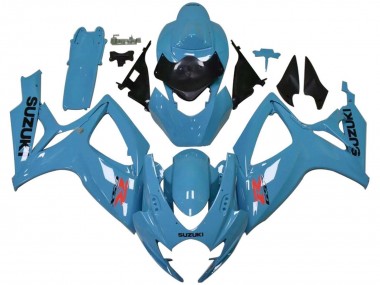 2006-2007 Light Blue Black Red Suzuki GSXR 600 / GSXR 750 Motorcycle Fairings Canada