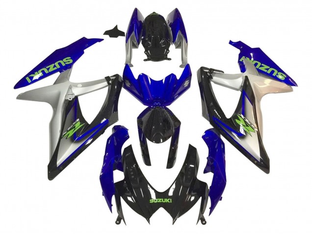 2006-2007 Silver Blue Glossy Black Green Suzuki GSXR 600 / GSXR 750 Motorcycle Fairings Canada