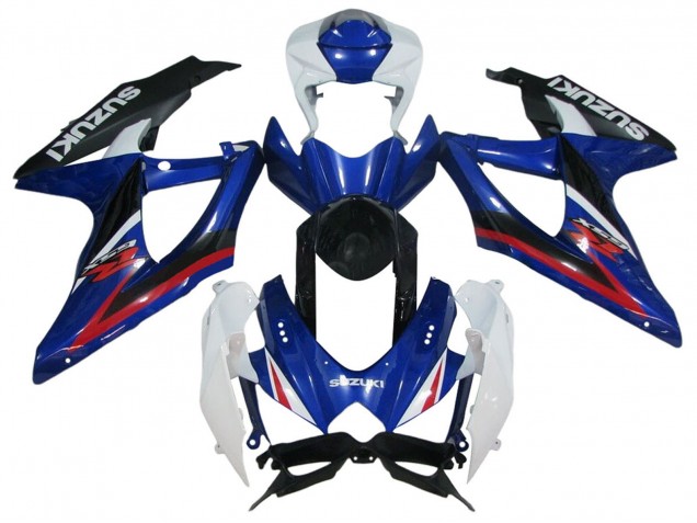 2006-2007 White Blue Red Black Suzuki GSXR 600 / GSXR 750 Motorcycle Fairings Canada