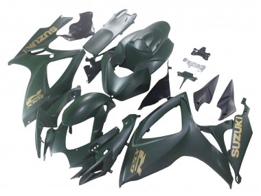 2006-2007 Matte Army Green Suzuki GSXR 600 / GSXR 750 Motorcycle Fairings Canada