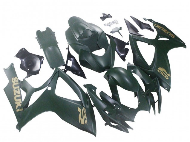 2006-2007 Matte Army Green Suzuki GSXR 600 / GSXR 750 Motorcycle Fairings Canada