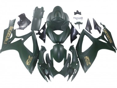 2006-2007 Matte Army Green Suzuki GSXR 600 / GSXR 750 Motorcycle Fairings Canada