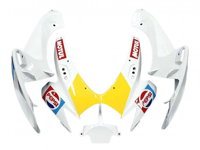 2006-2007 White Red Yellow Motul Suzuki GSXR 600 / GSXR 750 Motorcycle Fairings Canada